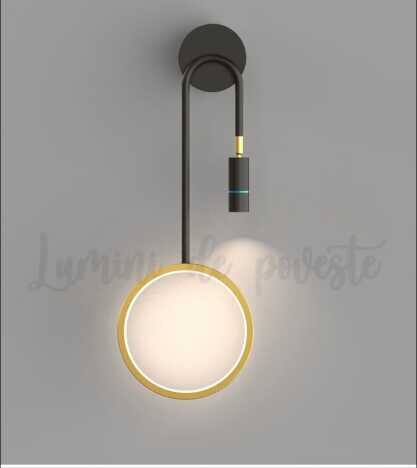 Aplica LED 30W Space, LED inclus, 2 surse de iluminare, Lumina: Cald, Natural, Rece
